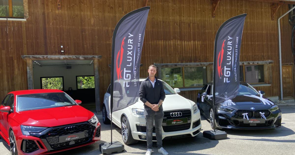 , Haut-Doubs Florian Guichard a ouvert un service de location de voitures de luxe à Montperreux
