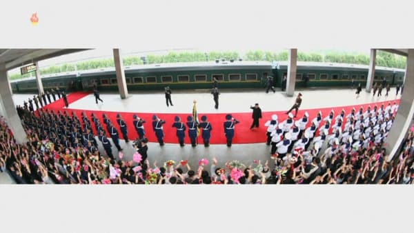 Le train de Kim Jong-un.