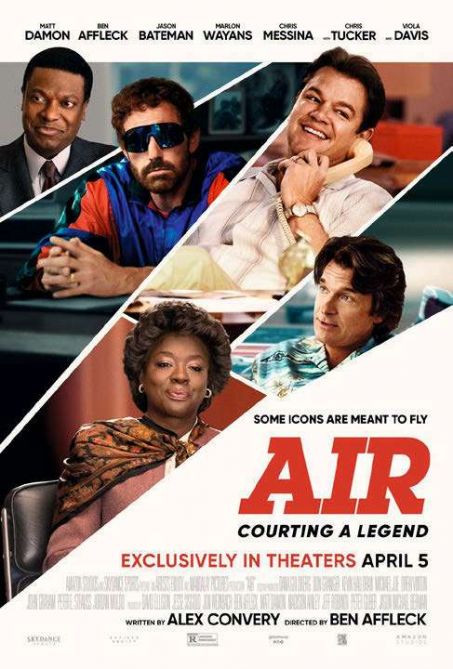 Air (2023), de Ben Affleck. Le film explique comment Nike a conclu un partenariat historique avec Michael Jordan.